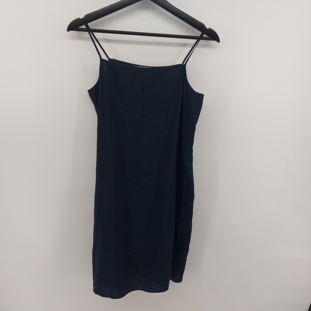 Diane Von Furstenberg Slip Dress With Pockets Navy Size 6